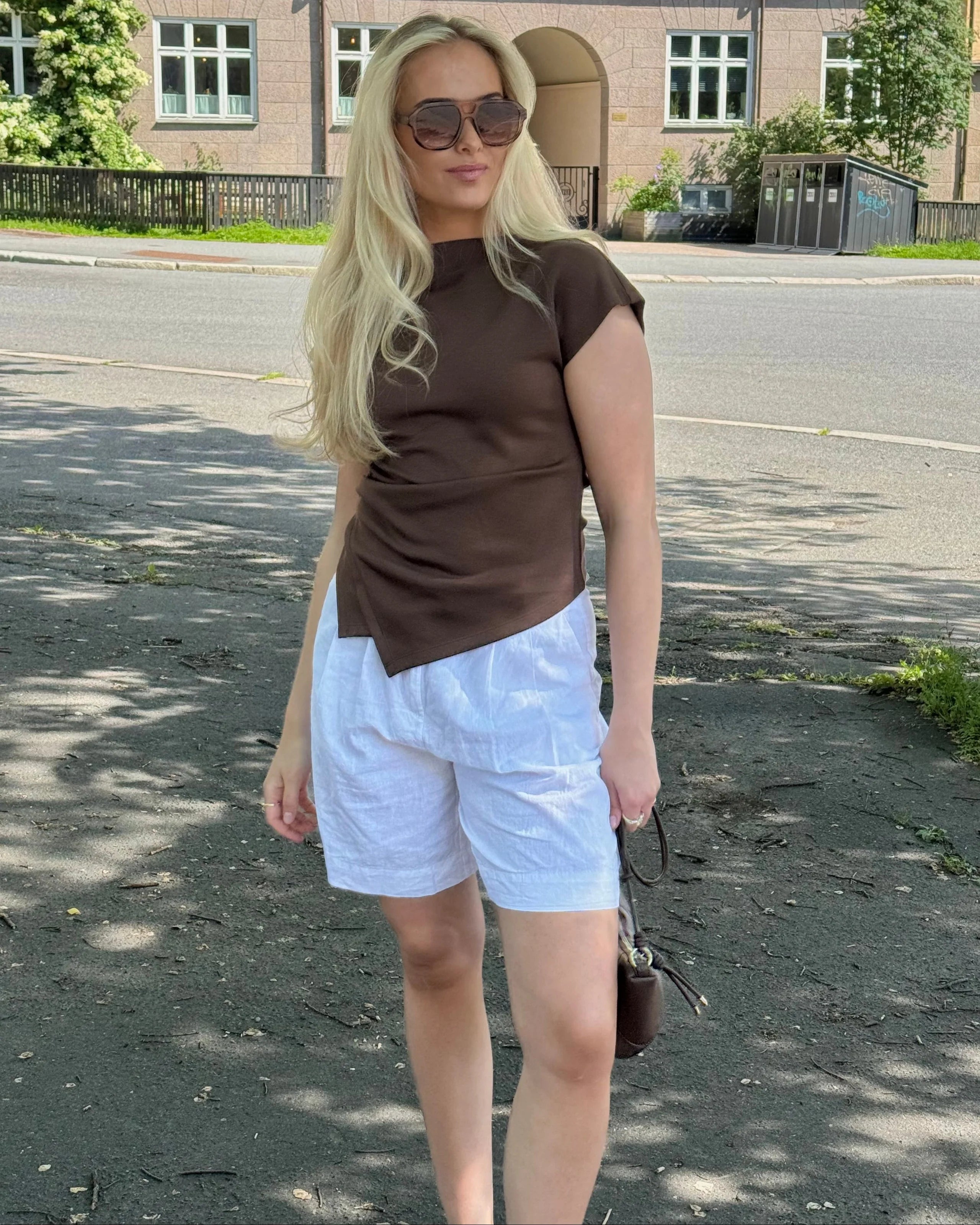 VMMILLE Top - Chocolate Brown